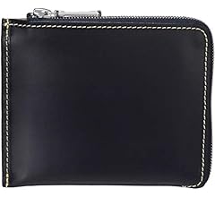 極美品　ホワイトハウスコックス　スリムジップウォレット　L字　ブライドルレザー 手ぶらの日は前ポケ財布がマナー。「薄型L字ジップ財布」なら